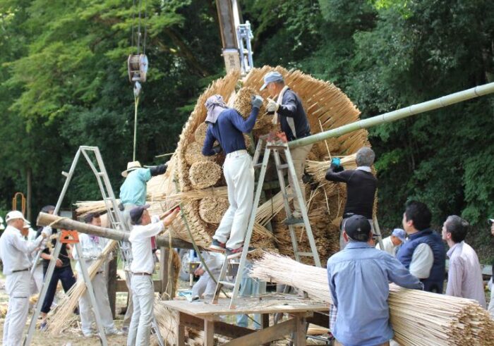 舞鶴市　揚松明